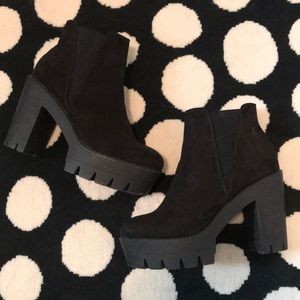 Forever 21 platform booties